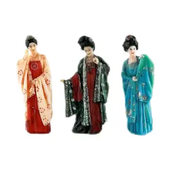1:87 Modelo em Miniatura Figuras pintadas à mão Antigos Mulheres Bonitas Estátua para Casa de bonecas DIY Cena de Fotografia com Adereços, Acessórios