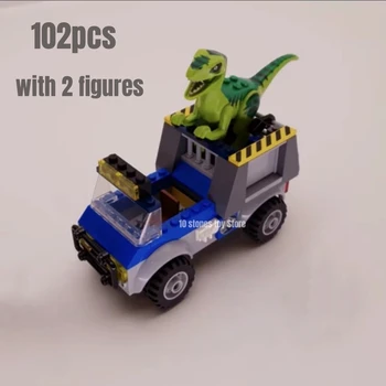 102pcs Raptor Caminhão de Resgate de Blocos de Construção do Modelo de AJUSTE 10757 Tijolos de Brinquedos para Crianças de Presente