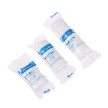 1Roll PBT Bandagem Elástica da Pele Amigável Respirável Kit de Primeiros Socorros Gaze Molho Esbaforido Médico, Cuidados de Emergência, Bandagem