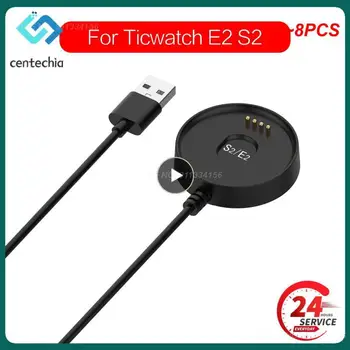 1~8PCS 100cm do Carregador do USB da Base de dados de Berço Smart Watch Carregamento Dock Cabo Carregador Magnético da Base de dados de Acessórios para Ticwatch C2