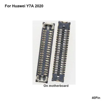 2PCS Dock Conector de Carregamento Micro USB Porta FPC conector Para Huawei Y7A 2020 lógica na placa-mãe placa-mãe Y 7A