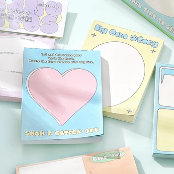 6packs/MONTE Manteiga Mentos série bonito lindo papel de mensagem memo pad