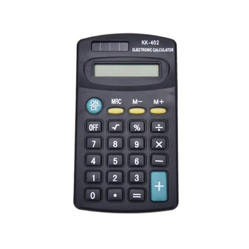 8 Dígitos Calculadora Eletrônica, Alimentado por Bateria ambiente de Trabalho Calculadoras Home Office Escola Contabilidade Financeira Preto M5TB