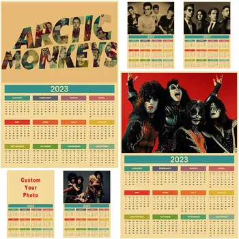 A Banda De Música De 2023 Calendário Poster Retro Smith Arctic Monkeys Impressões De Arte, Pintura De Parede Quarto Decoração Vintage Decoração Personalizada