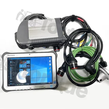 A ESTRELA do MB C4 Multiplexador para o Benz MB SD Para o Benz Caminhão do Carro Scanner de Diagnóstico Ferramenta de Software ++FZ G1 Tablet