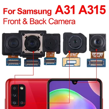 A31 Dianteiro e Traseiro de Volta Para Samsung Galaxy A31 A315F Principal Voltada para o Módulo de Câmera de Cabo flexível de Peças de Reposição