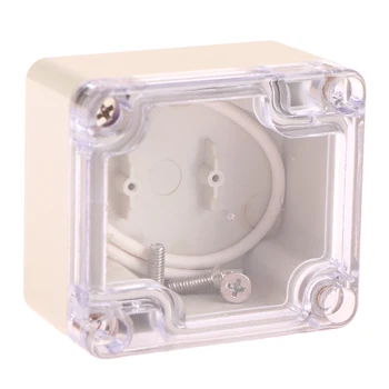 ABS Visível do Fio da Caixa de Junção Eletrônico Impermeável à prova de água da Caixa do Cerco IP67 Transparente Seguro Caso Caixas de Plástico Organizador