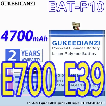 Alta Capacidade GUKEEDIANZI Bateria BAT-P10 4700mAh Para Acer Liquid E700,Líquido E700 Triplo ,E39 PGF506173HT