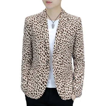 Alta Qualidade Blazer Homens Versão coreana Tendência Juventude Business Casual Elegante de Moda High-end Simples Cavalheiro Fino paletó