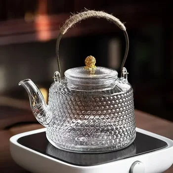 Alta Qualidade de Vidro resistente ao Calor Conjunto de Chá Japonês Bule Yixing Argila Chaleira Chaleira Com Filtro de Água Jarro Teaware Pote de Cerâmica