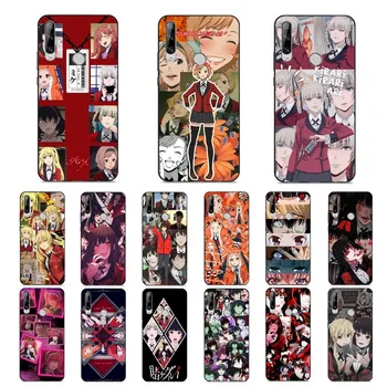 Anime Kakegurui Caso De Telefone Huawei Y9 6 7 5 Prime Desfrutar de 7s 7 8 plus 7a 9e 9plus 8E Lite Psmart Shell