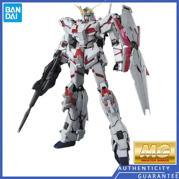 Bandai MG 1/100 Rx-0 Gundam Unicorn Ova Hd Imagem a Cores a Versão Móvel Modelo Montado Figuras Brinquedos, Presentes para Homens