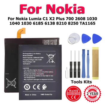 BV-F4A SP210 BP-5Z BL-5BT BPS-2 Bateria BLB-2 Para Nokia Lumia C1 X2 Plus 700 2608 1030 1030 1040 6185 6138 8210 8250 TA1165