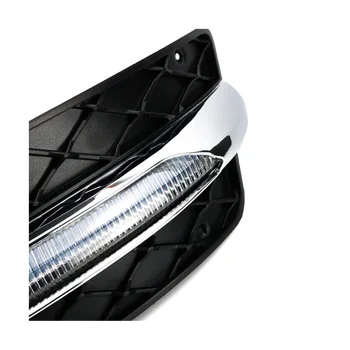 Carro LED Lâmpada da Névoa DRL luzes Diurnas para a Mercedes Benz C W204-Classe C300 C280 Esporte 2013-2014 Direito
