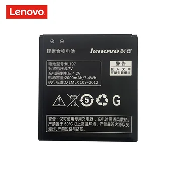 Chegada nova para a lenovo a820 bateria S889T S720 A800 A798T Bateria BL197 (2000mAh) a Lenovo MTK6577 MTK6589 telefone móvel