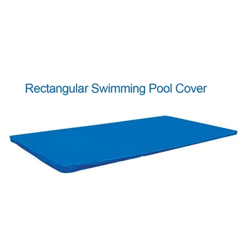 Cobertura de Piscina PE Retangular Redondo Impermeável Pó Cobertura de Piscina de Chão Acessórios para piscinas de Desportos aquáticos Crianças Piscina de Natação