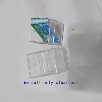 Desmarque a caixa plástica Para Mudar NS amiibo mini card caixa de cristal transparente da caixa de armazenamento de shell
