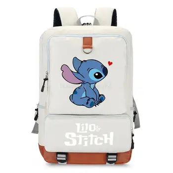 Disney Stitch Cosplay Mochila Aluno Da Escola Saco De Ombro Teentage Laptop De Viagem Mochila Grande Saco De Viagem De Presente De Aniversário De Outono