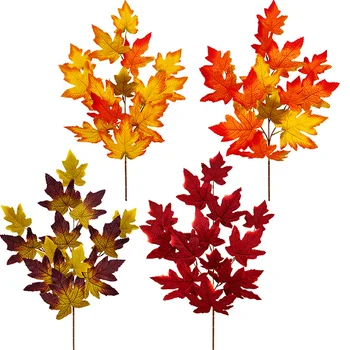 DIY de Outono, Maple, Folhas de Casa de Festa Decoração de Mesa de Simulação Folha Artificial de Seda Flor Criativo Festival da Colheita Decoração