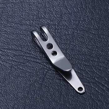 Ferramentas de EDC Ferramenta de Aço Inoxidável Portátil Mini chaveiro Cinto Pendurado Clipe Saco Pendurado Clip de Bolso de Clips de Metal-Chave Fivelas