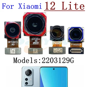 Frente Original, Câmera De Volta Para A Xiaomi Mi 12 Lite Selfie Frontal Grande Parte Traseira Principal Virada Para Trás, Grande Angular Macro Da Câmera Cabo Flex