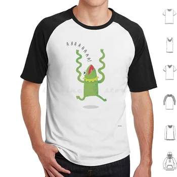 Froggy Surtar T-Shirt De Algodão Homens Mulheres Diy De Impressão Sapo Pânico Animal Sapos Humor Engraçado Dinomike