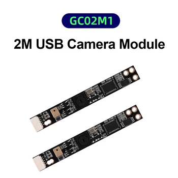 GC02M1 o Módulo de Câmera de 2 MP de Alta Definição de Pixels De 70-Lente de Grau Interface USB Driver Uvc-Livres Com Microfone