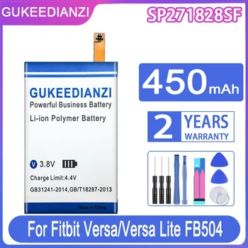 GUKEEDIANZI Bateria de Substituição SP271828SF 350mAh/450mAh Para Fitbit Lite Versa1 Versa2 Versa3 FB504 FB415 FB505 Versa 1 2 3