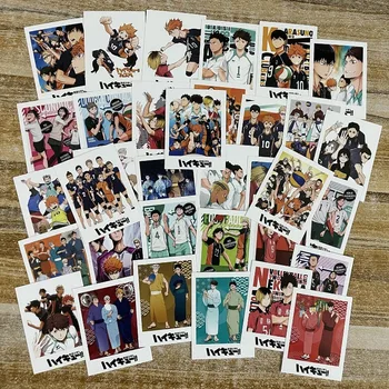Haikyuu Anime Cartão De Marcador Oikawa Tooru Shoyo Hinata Lomo Cartões Livro Coleção De Clip Paginação Marca De Artigos De Papelaria Dom