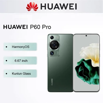 HUAWEI P60 Pro Smartphone HarmonyOS 6.67 polegadas Kunlun Vidro 48MP IP68 pó/água 4815mAh de Carregamento 88W Original telemóveis