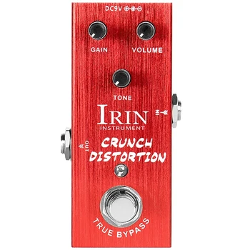 IRIN Guitarra Elétrica Britânica Distorção Efetor Coro Profissional Único Bloco Efetor de Metal