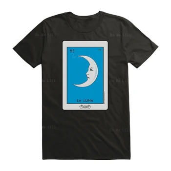 Loteria La Luna T-Shirt De Manga Curta De Alto Luxo 100% Algodão Camiseta Personalizada