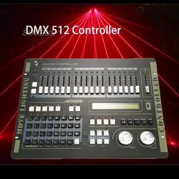 Luzes DMX Controlador de Equipamento de DJ Super DMX 512 Console de Iluminação de Palco Para o Par de LED, Moving Head Holofotes Controlador de DJ