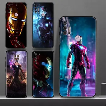 Marvel Homem de Ferro Infinito Guerra Caso De Telefone Motorola Edge 20 Pro G51 5G 30 Neo G22 Uma Fusão G31 G9 Poder Capa de Silicone para proteção