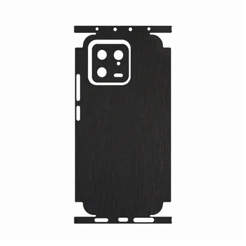 Metal Escovado Desenho De Grãos De Corpo Inteiro Do Telefone De Etiqueta Para A Xiaomi Ultra 13 14 Pro Redmi Nota 12 Turbo 13 Pro+ K60 Envoltório De Pele Do Filme
