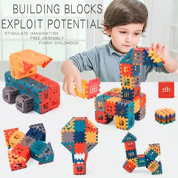 Morandi Casa Vuilding Blocos De Crianças A Construir Casas Com Os Brinquedos Plásticos Do Bloco