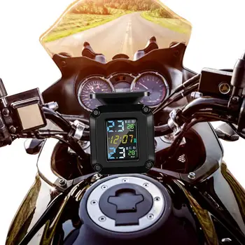 Moto TPMS Moto Monitoramento de Pressão dos Pneus Sistema Para Moto Moto Scooter TMPS de Pneus, Sensor de