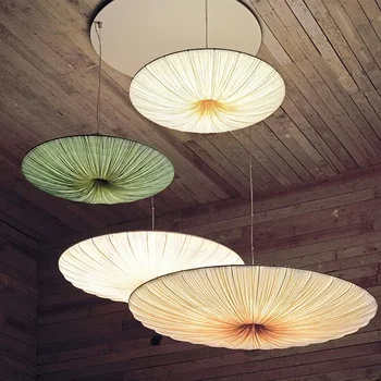 Nordic Guarda-chuva de Luzes Pingente Moderno Oceano Pano Criativas Luminárias para a Escadaria Sala de Jantar, Sala de estar, Quarto Lustres