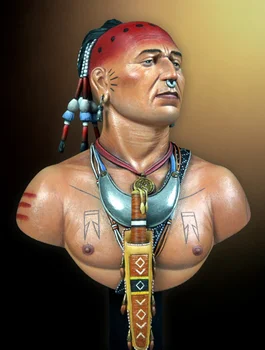 Nova Solto 1/10 guerreiro homem com o escudo do busto em Resina Figura Pintada Kit Modelo