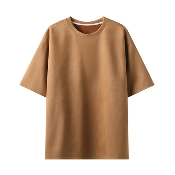 Nova Verão dos Homens T-Shirt 2023 Moda Sólido T-Shirt Mens de grandes dimensões Hip Hop de Manga Curta Ocasionais do Algodão de Mens Streetwear Superior Tees