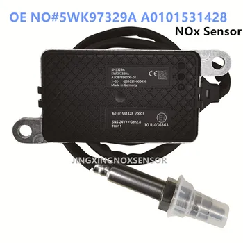 NOVO 5WK97329A A0101531428 A0101530003 5WK9 7329A Nox Sensor/Sensor Sonda de 24V Para a Mercedes-Benz Trcuk Actros MP4 Euro 6