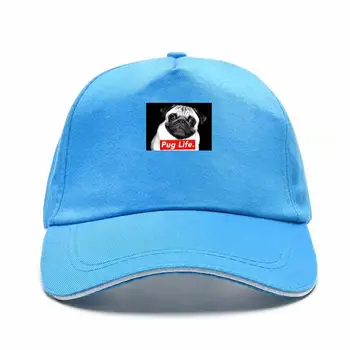 novo boné chapéu de Venda Quente 100% algodão engraçado Pug Vida Boné de Beisebol Gangsta Cão Animais São Amigos de ervas Daninhas mulher homem Moda Impresso