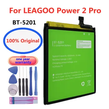 Novo BT5201 4000mAh Bateria Original Para LEAGOO de Energia 2 Pro Power2 Pro BT-5201 Telefone Inteligente Móvel Built-in Baterias Bateria
