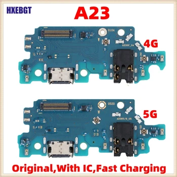 Original Com o Carregamento Rápido de IC Para Samsung Galaxy A23 4G/5G de Carregamento USB Porta para Carregador Conector de base de ligação do cabo do Cabo flexível de Peças