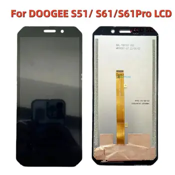 Original Para DOOGEE S51 S61 Tela do Display LCD + Touch o Painel de Substituição do Digitador Para DOOGEE S61 Pro Visor LCD