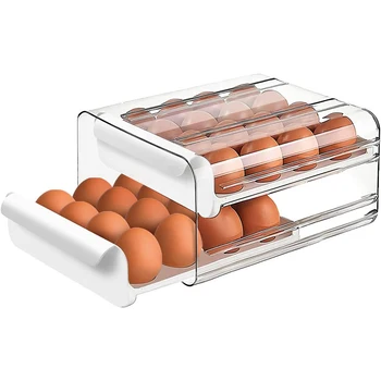 ovo de armazenamento de caixa de geladeira moderna frango grade de gaveta tipo de armazenamento do ovo boxs & escaninhos de armazenamento do ovo de plástico