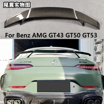 Para o Benz AMG GT43 GT50 GT53 OEM Estilo de 2019 2020 2021 2022 Fibra de Carbono FRP Estilo Carro de Arranque de Corrida GT Asas Traseira da Cauda Spoiler
