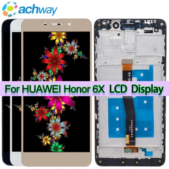 Para o Huawei Honor 6X Tela LCD Touch screen Digitalizador Assembly BLN-AL10 LCD de Substituição de 5.5