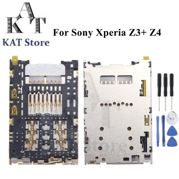 Para Sony Xperia Z3+ Z4 E6553 E6533 E5663 Sim Leitor De Titular Soquete Adaptador De Substituição