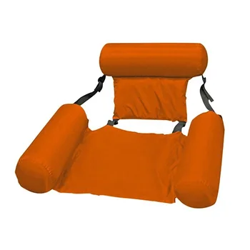 Piscina Flutuante Cadeira Dobrável Pool de Bancos Cama Inflável Cadeiras de Salão para Adultos